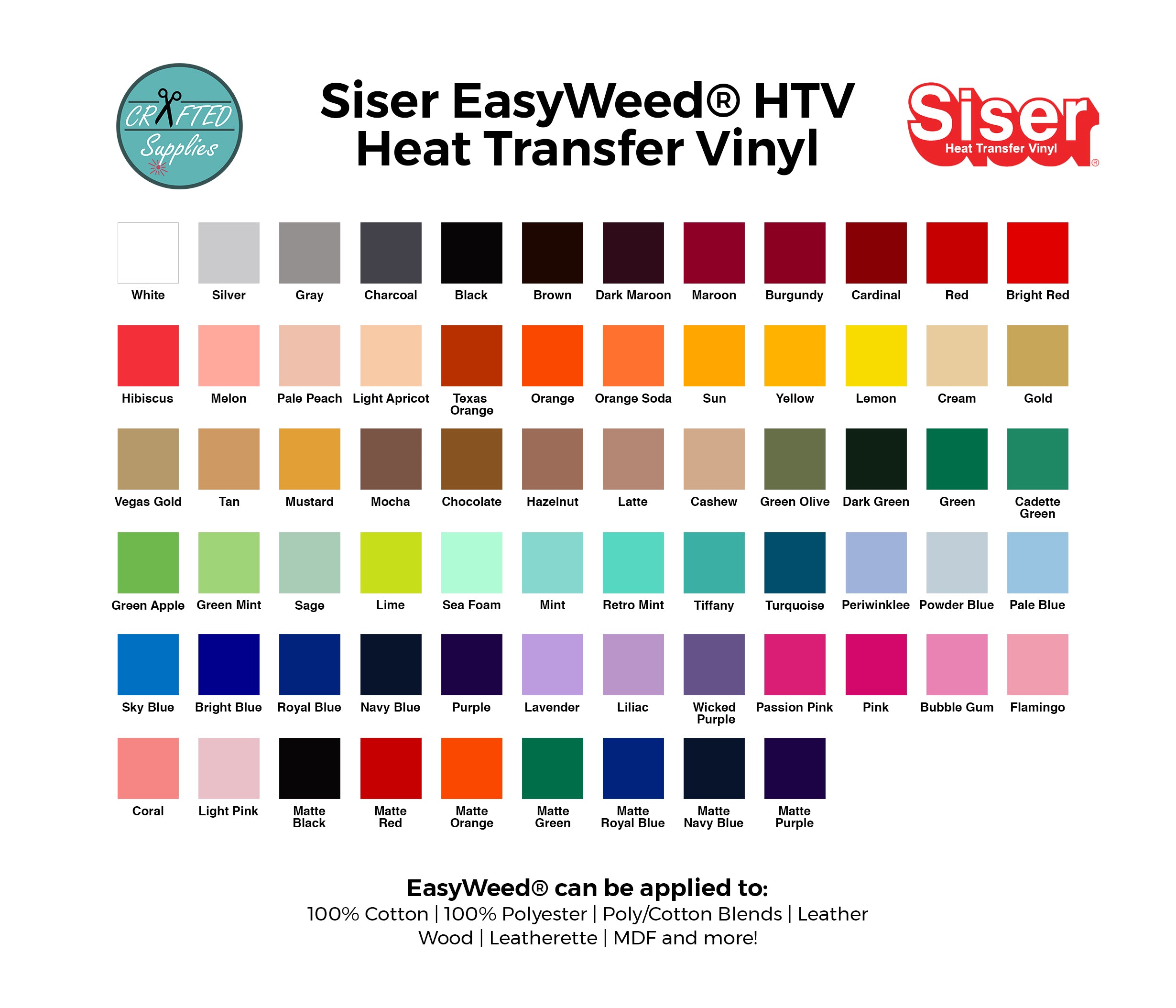 Wicked Purple Siser EasyWeed HTV 15 / Heat Transfer Vinyl / Siser EasyWeed