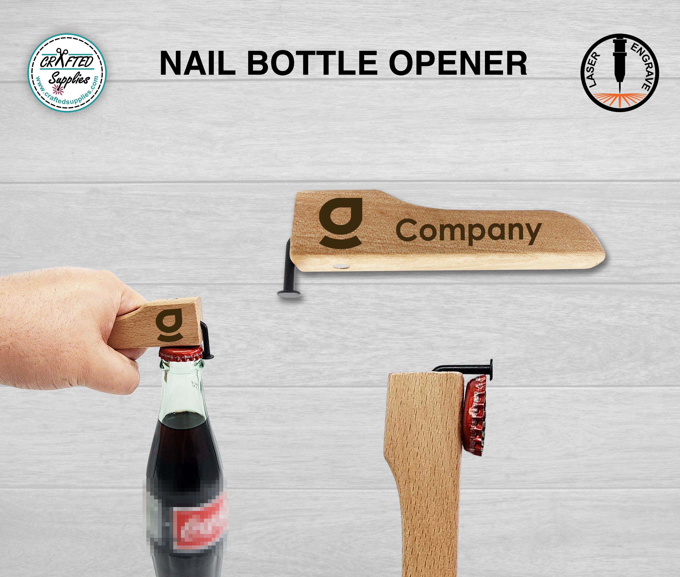 Openers Can Customize Engraving Logo Blank DIY Wood Round Bottle Opener  Coaster Fridge Refrigerator Magnet Decoration6408479 From Kvt1, $1.12