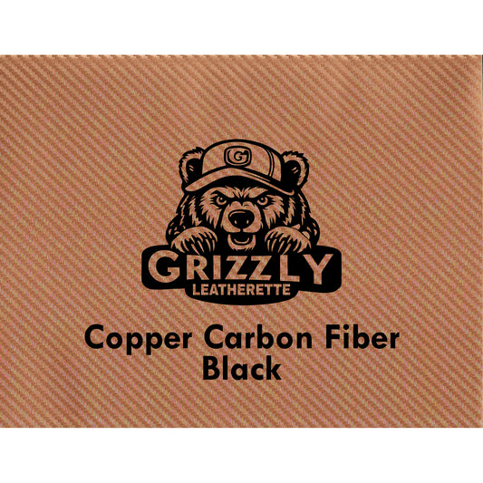 Laserable leatherette grizzly copper color