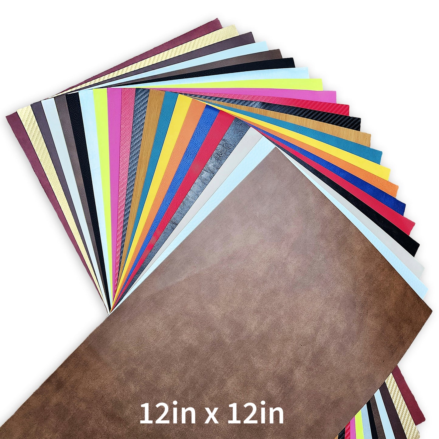 Grizzly Leatherette, All Colors 12in x 12in Half Sheets