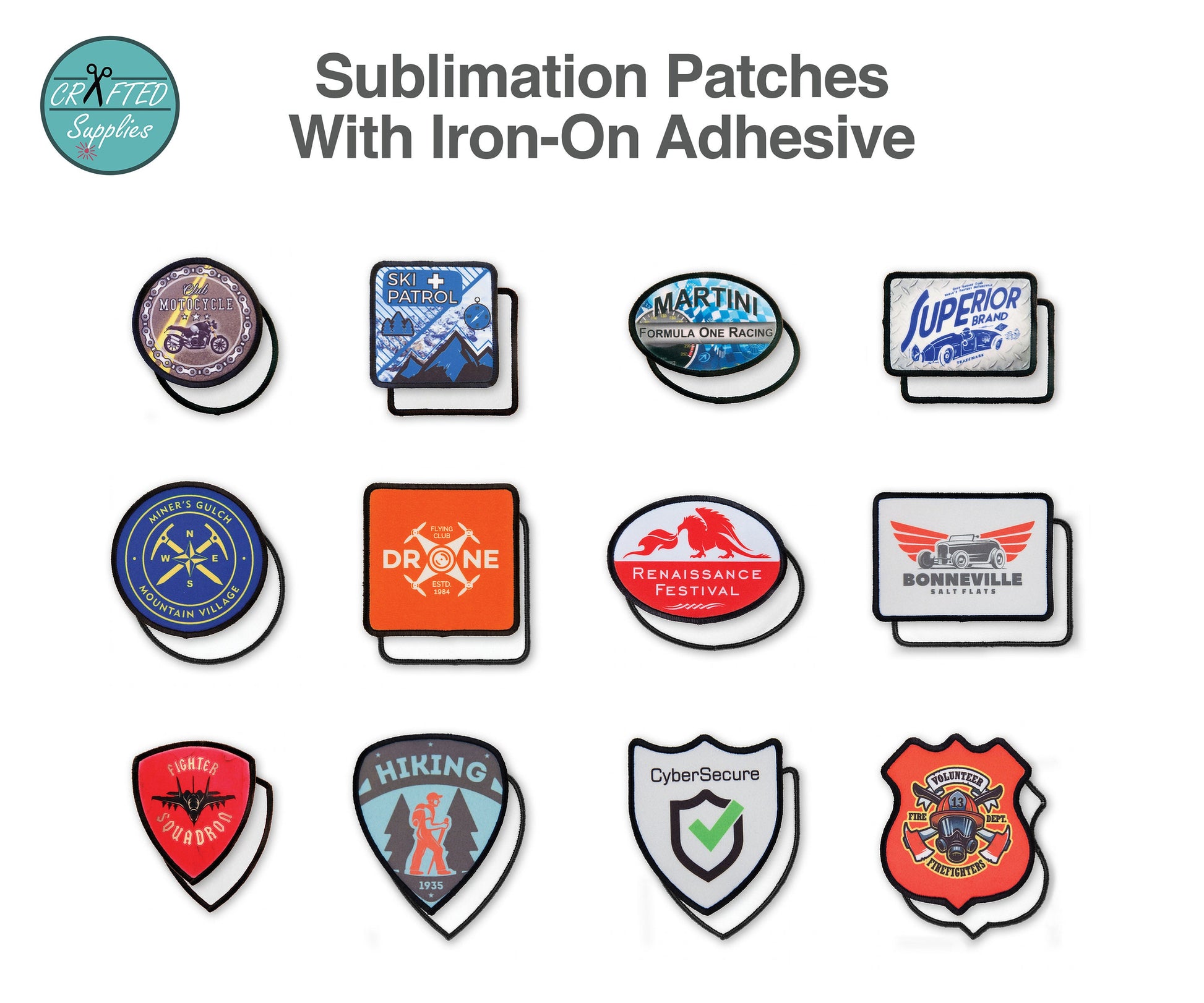 Sublimation Patches Iron On Blank Patches For Diy Crafts - Temu